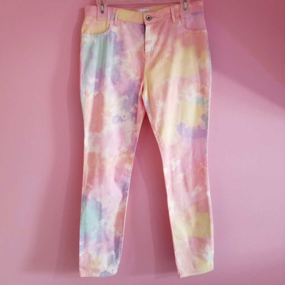 Children's Place Girls Cotton  Tie Dye Pants